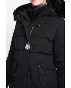 Bénédicte schwarze Langarmjacke mit Stehkragen
