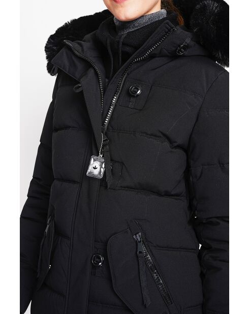 Bénédicte schwarze Langarmjacke mit Stehkragen