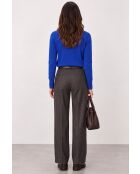 Gilet Bertille zippé classique manches longues royal