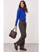 Gilet Bertille zippé classique manches longues royal