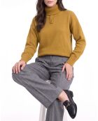 Victoire Wollpullover mit langen Ärmeln und Rollkragen, Mango