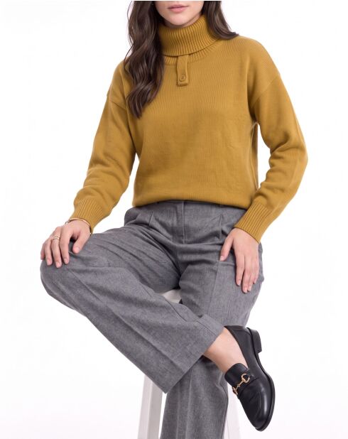 Victoire Wollpullover mit langen Ärmeln und Rollkragen, Mango