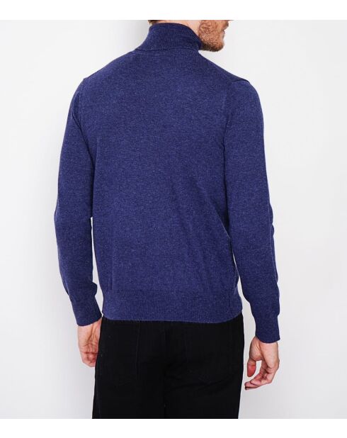Jersey Clement azul medianoche de manga larga con cuello alto