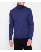 Jersey Clement azul medianoche de manga larga con cuello alto