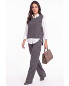 Pull en laine Juliana sans manches loup