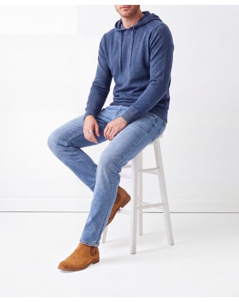 Sudadera con capucha de manga larga Gaspard blue jeans