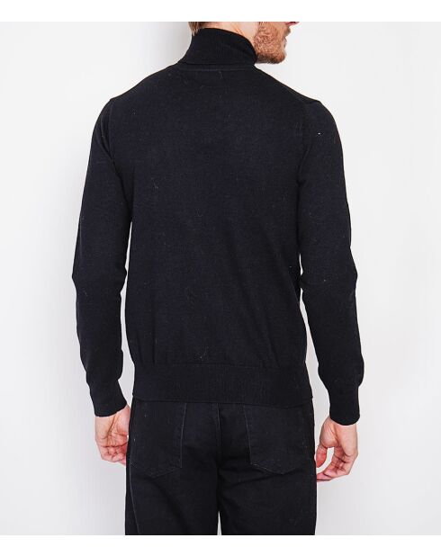 Jersey Elias negro de manga larga con cuello alto