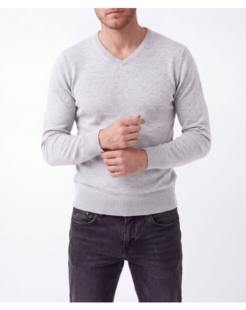 Jersey Bastien con cuello en V y mangas largas Frost
