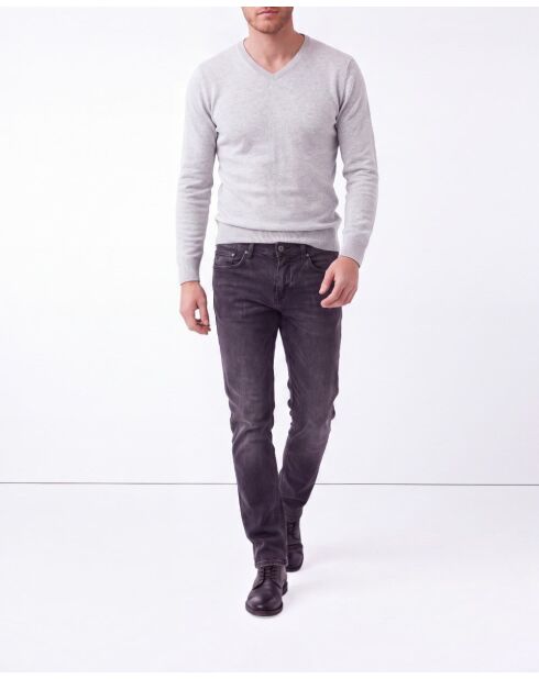 Jersey Bastien con cuello en V y mangas largas Frost