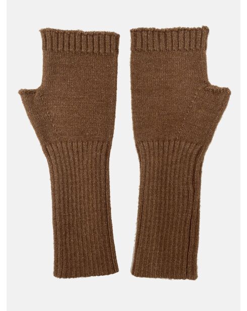 Bruine handschoenen Lucille
