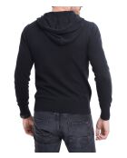 Pull à capuche Guillaume manches longues noir