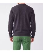 Gilet Noé col V manches longues loup