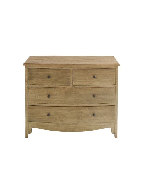 Commode en chêne massif Saumur - 105 x 55 x 82 cm