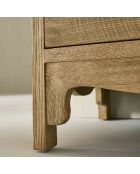 Commode en chêne massif Saumur - 105 x 55 x 82 cm