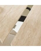 Table en céramique ronde avec allonges Lumio - 135 x 90 x 77 cm