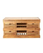 Grand billot en bois massif Aubrac - 180 x 60 x 90 cm
