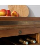 Grand billot en bois massif Aubrac - 180 x 60 x 90 cm