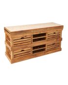 Grand billot en bois massif Aubrac - 180 x 60 x 90 cm
