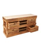 Grand billot en bois massif Aubrac - 180 x 60 x 90 cm