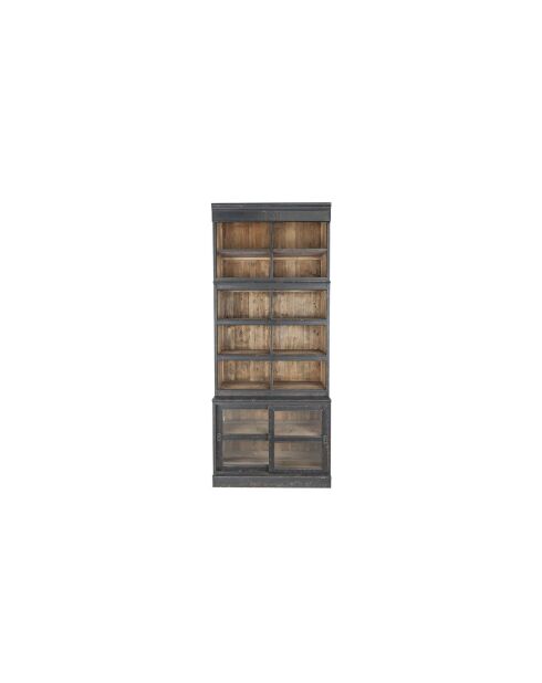 Bibliothèque Amsterdam colonne porte - 100 x 45 x 240 cm