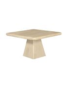 Table en acacia massif modulable en hauteur Archimède - 120 x 120 x 68 cm