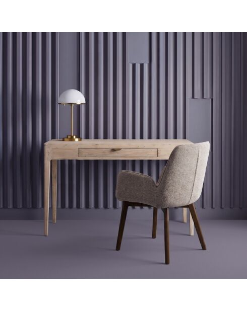 Bureau avec un tiroir en pin massif Henri - 120 x 52 x 77 cm