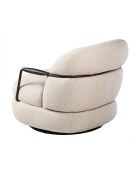 Fauteuil écru Michel - 82 x 92 x 77 cm