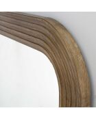 Miroir en chêne massif Finnley - 80 x 3,5 x 200 cm