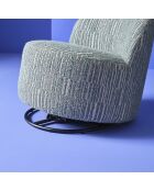 Fauteuil pivotant Culbuto vert - 74 x 74 x 72 cm