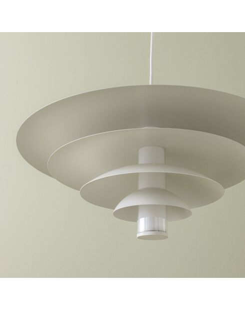 Lustre blanc Boreal - 50 x 50 x 160 cm
