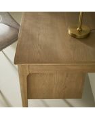 Bureau en chêne massif Jasper - 140 x 68 x 76 cm