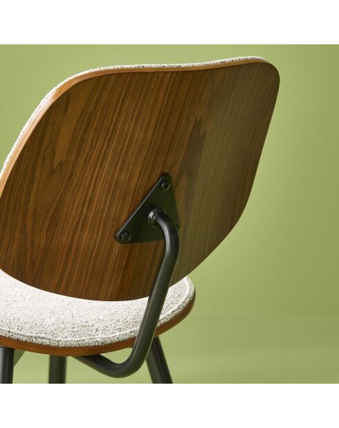 Chaise Olympia beige, lot de 2 - 46 x 45 x 77 cm