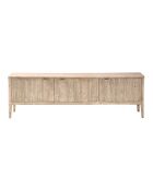 Meuble TV 3 portes en pin massif Henri - 180 x 38 x 56 cm