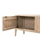 Meuble TV 3 portes en pin massif Henri - 180 x 38 x 56 cm