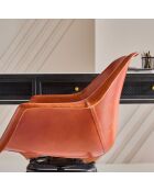 Bridge cuir Rockie - 44 x 45 x 82 cm