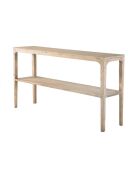 Console double plateaux en pin massif Henri - 150 x 35 x 78 cm