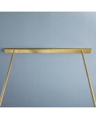 Lustre en métal blanc et doré Sonik - 116 x 96 x 112 cm