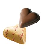 Étui 8 coeurs en chocolat lait praliné