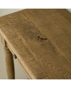 Console en chêne massif Boissy - 150 x 40 x 80 cm