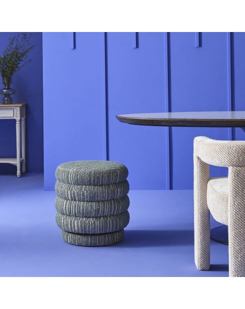 Pouf de table pivotant Bibendum vert - 47 x 47 x 47 cm