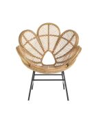 Fauteuil rotin Fleur - 90 x 57 x 104 cm