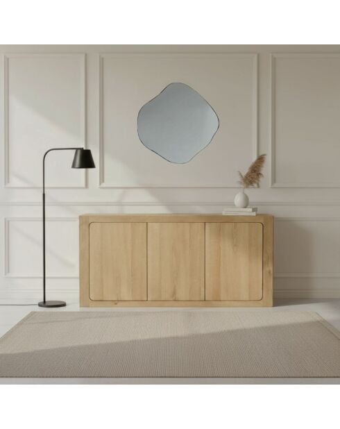 Buffet 3 portes en chêne massif Paloma - 180 x 45 x 85 cm
