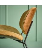 Fauteuil bronze Serge - 66 x 80 x 79 cm