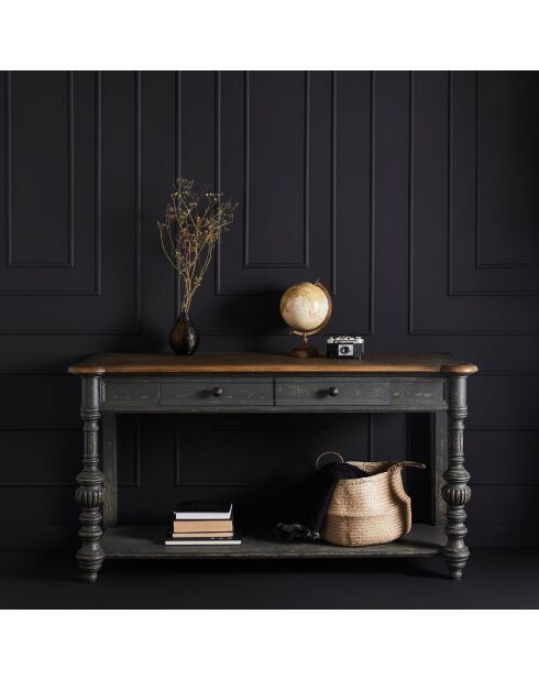 Console Pomponne 2 tiroirs - 160 x 55 x 85 cm