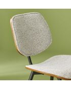Chaise Olympia beige, lot de 6 - 46 x 45 x 77 cm