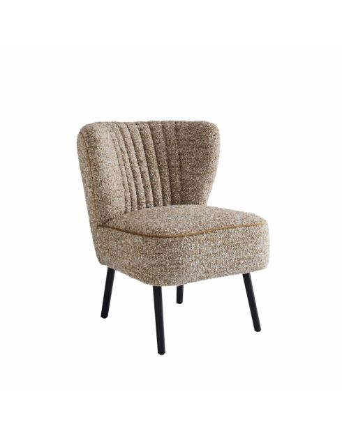 Chauffeuse Gina caramel - 61 x 72 x 74 cm