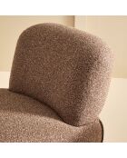 Fauteuil pivotant corail Cesar - 81 x 92 x 71 cm