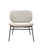 Fauteuil Serge écru - 62 x 65 x 68 cm