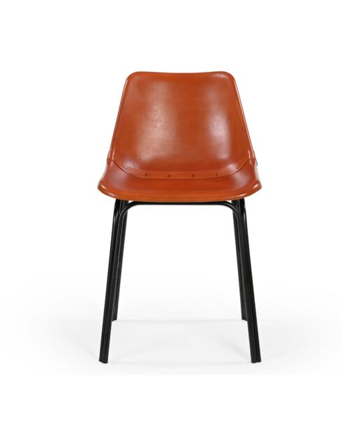 Chaise cuir Rockie - 45 x 46 x 76 cm
