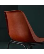 Chaise cuir Rockie - 45 x 46 x 76 cm